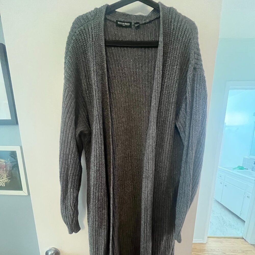 Long American Apparel cardigan -- size S/XS